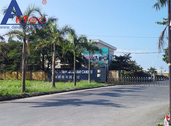 lắp đặt điều hòa cho công ty TNHH AROMA